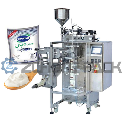 Automatic Vertical Milk Packing Machine Liquid / Paste Pumps Stainless Steel Food Grade Rust And Oxidation Resistant