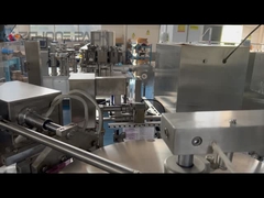 微粒の回転式包装機械綿棒のアイス・キューブ ラインゆで団子の鶏手羽肉