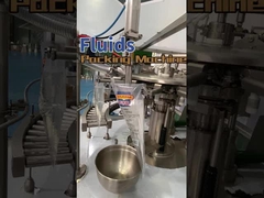 8駅回転式液体包装機 プリファブリックバッグ 304/316 ステンレス鋼