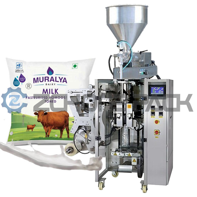 Automatic Vertical Milk Packing Machine Liquid / Paste Pumps Stainless Steel Food Grade Rust And Oxidation Resistant