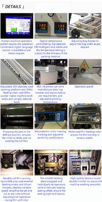 Pillow Packaging Machine for Semi-Automatic Mooncakes, Vegetables, and Bread